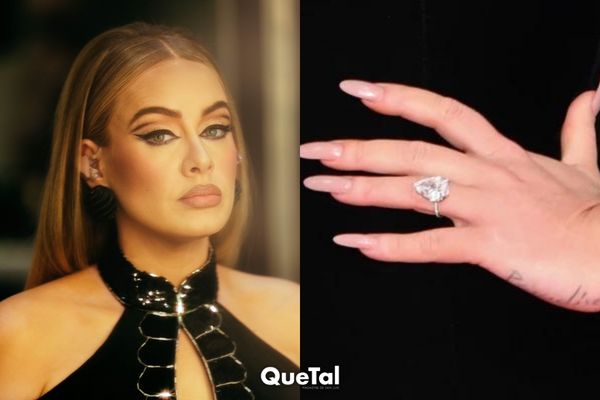 Todos los detalles del valioso y enorme anillo de compromiso de Adele